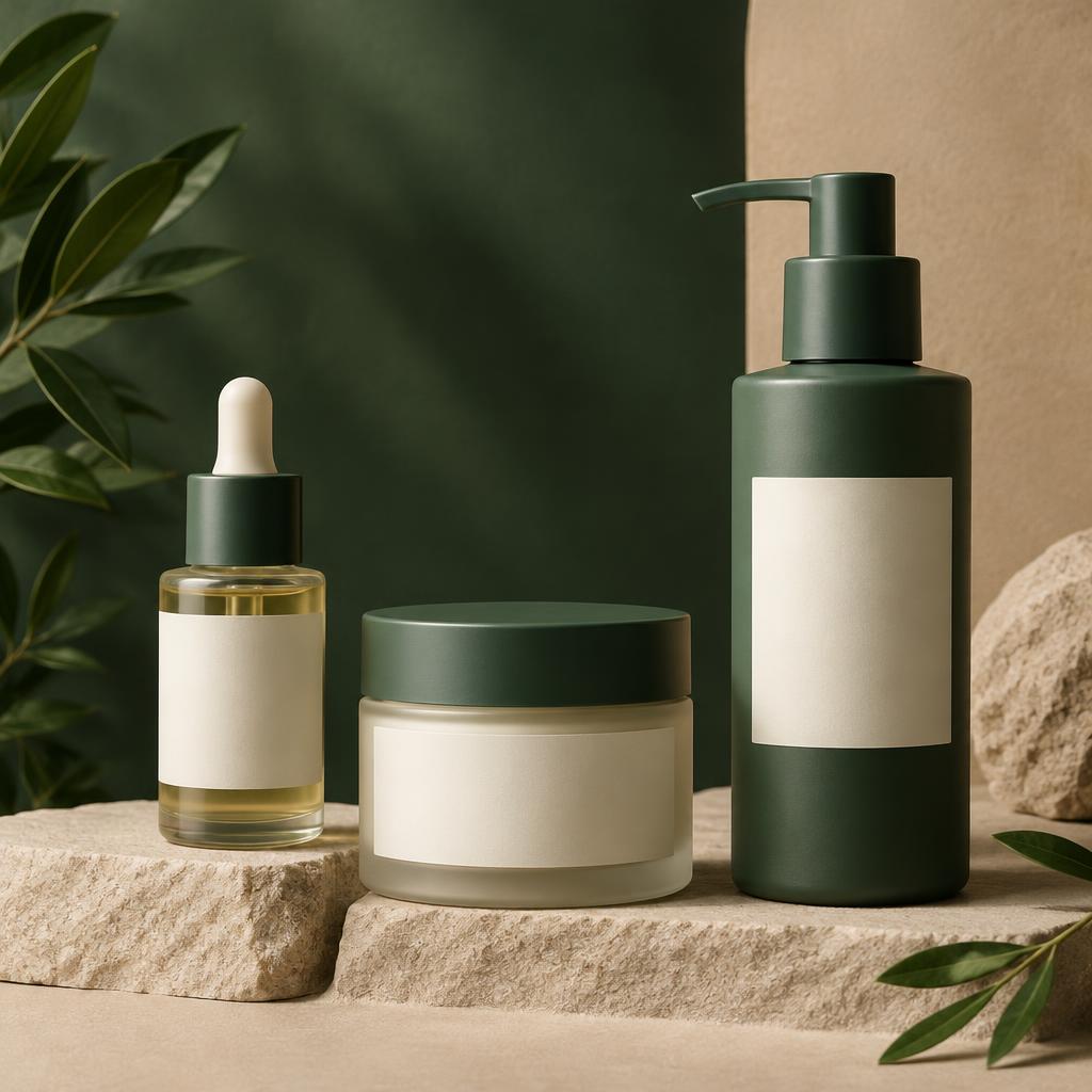 Cosmeticaflessen en verzorgingsproducten als inspiratie voor een eigen productlijn